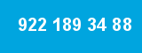 922 189 34 88 922 189 34 88